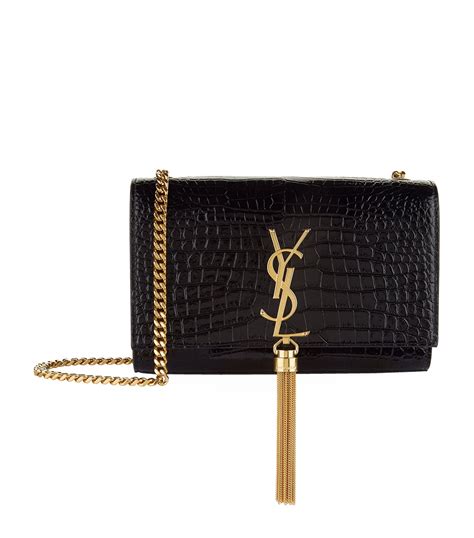 saint laurent crocodile bag|ysl kate small tassel crocodile.